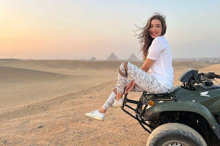 Quad Biking Desert Safari around the Pyramids